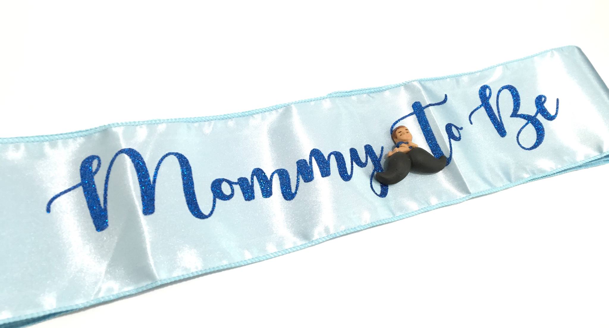 baby shower sash boy