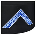WORSHIPFUL MASTER BLUE LODGE CROWN CAP BLACK & BLUE