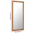 thumbnail image 4 of vidaXL Mirror 60x120 cm Solid Oak Wood, 4 of 4