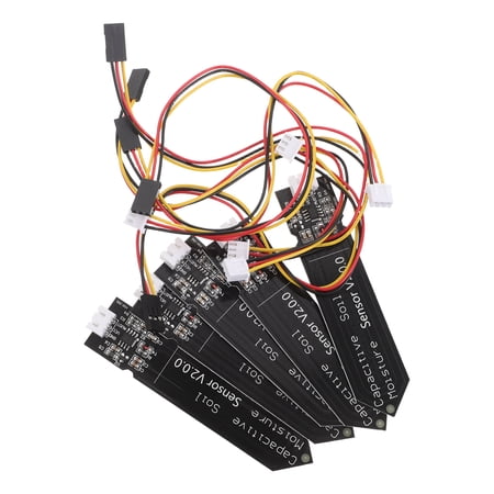 COMPUKAS 5-Pack Soil Moisture Tester Kit Multi-Function Moisture Meter for Precise Garden Soil Detection and Monitoring