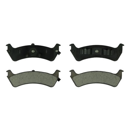 Gridiron Brakes Semi-Metallic Rear Brake Pad Set Driver and Passenger Side - ID667A (Replaces Part# MKD667A)