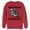 Red, variant on Men's Lost Gods Hangin Out Sweatshirt Athletic Heather 3X Large