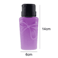 thumbnail image 2 of 250ML Down Pressure Pump Dispenser Empty Bottle With Flip Cap For Nail Polish, Makeup Remover, 2 of 5