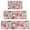 Pioneer Flower Floral, variant on Pioneer Flower Floral Print Pattern Kitchen Rugs Sets Of 3,Kitchen Runner Rugs Non Skid Washable,Decorative Kitchen Floor Mats for Kitchen,Sink,Laundry,17"x30" 17"x47" 17"x59"