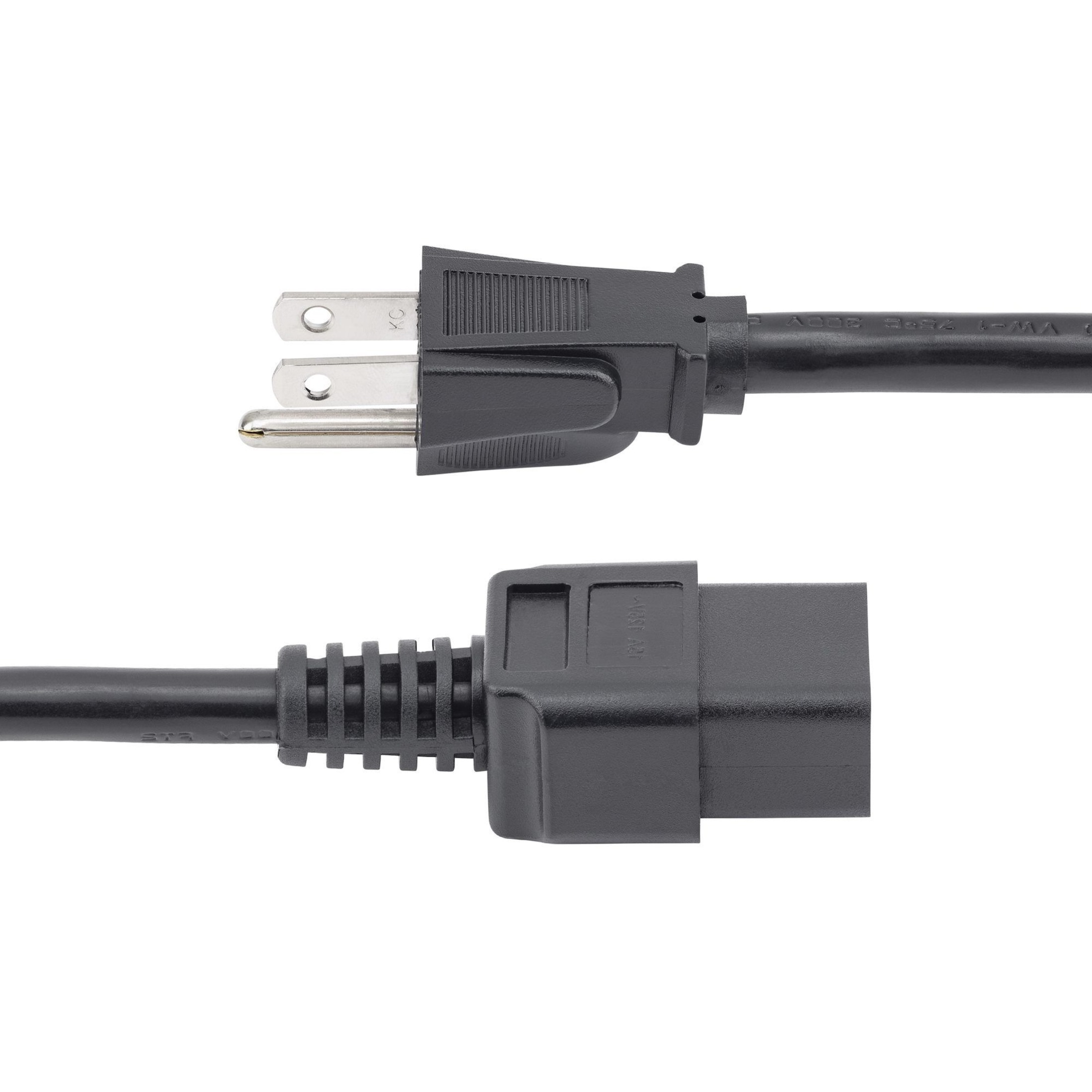 StarTech 6 ft Heavy Duty 14 AWG Computer Power Cord - NEMA 5-15P to C19