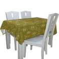 thumbnail image 2 of EREHome Brown Flower Tablecloth 60x84 inches, 2 of 4