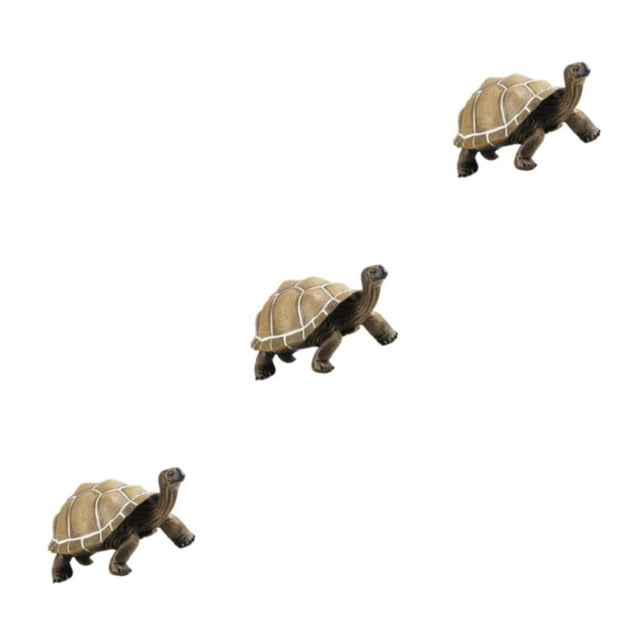 relayinert Turtle Animal Model Toy Simulated Solid Mode Animal Mini for Teaching Aids Type 2 3Set