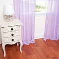 thumbnail image 3 of Quality Home Sheer 2 Panel Curtain Set 108" Length, 3 of 5
