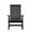 Black, variant on Ez-Care Tek-Wood Adirondack Rocker - Slate Grey