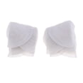 thumbnail image 1 of 5 Pair White Cotton Shoulder Pads insert Suits Sew, 1 of 9