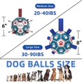 thumbnail image 2 of Dog Toys Soccer Ball With Grab Tabs. Interactive Dog Toys For Tug Of War, 2 of 5