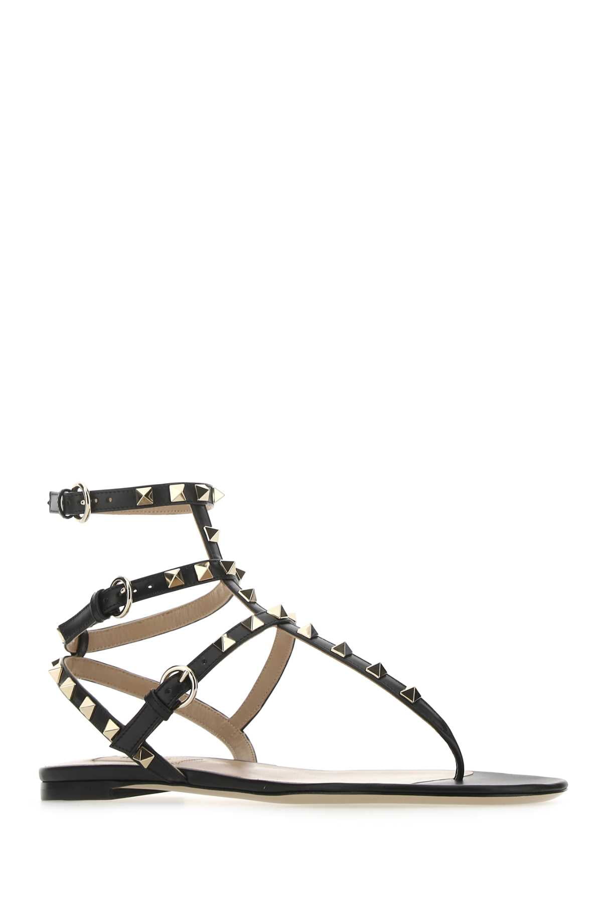 Valentino studded flat discount sandals