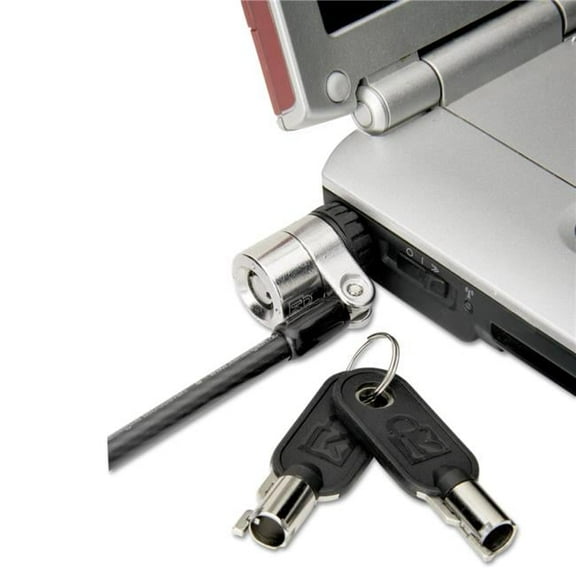 6 ft. Kensington Laptop Security Lock & Cable & Two Keys, Silver