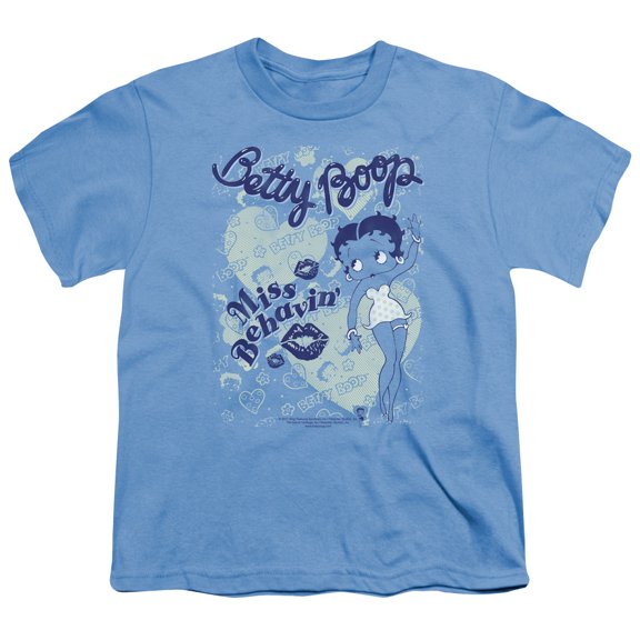 Betty Boop - Miss Behavin - Youth Short Sleeve Shirt - Small