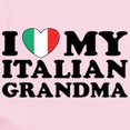 thumbnail image 2 of CafePress - I Love My Italian Grandma Infant Bodysuit - Baby Light Bodysuit, Size Newborn - 24 Months, 2 of 4