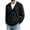 Navy, variant on Hvogkswy Mens Cardigan Sweater V-Neck Long Sleeve Button Down Knitted Sweaters Solid Casual Big&Tall Cardigan M-4XL