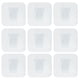 thumbnail image 1 of 20 soportes adhesivos para estantes, ganchos fijos para separadores de armarios, 1 of 5