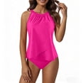 thumbnail image 3 of Rvasteizo Womens Bikinis Set Conservative 2 Piece Swimsuit Tankini Top And Bottoms, 3 of 5