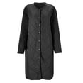 thumbnail image 4 of Vedolay Coat for Women Winter Button Down Long Sleeve Soft Knit Cardigan Coat 2023 Black,One Size, 4 of 5