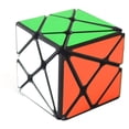 thumbnail image 2 of Set of 3 Pack Magic Cube Fisher+Wheel+Axis Special Shape Speed Cube (Black), 2 of 4