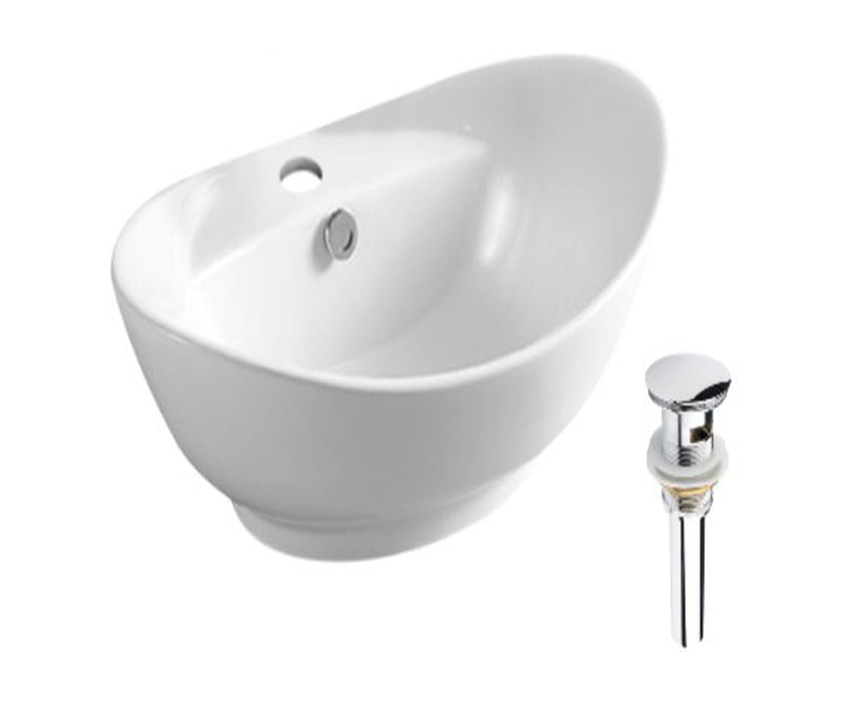 DROP Bath and Kitchen DR091343 Bathroom Vessel Sink Set