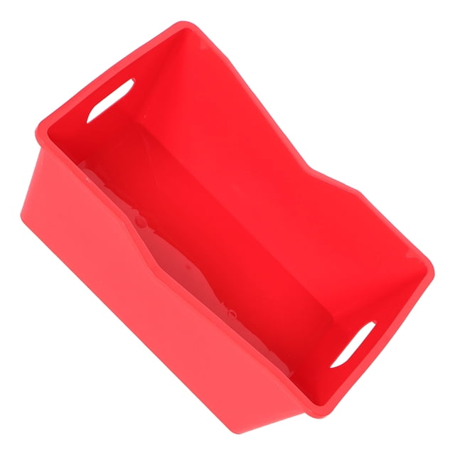 HEALEEP Ice Cube Holder For Freezer Red Plastic Food Storage 1Pcs