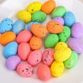 thumbnail image 7 of 18 Pcs Foam Easter Eggs Speckled Eggs Ornaments Decorative Easter Eggs in Transparent Packing Bag, Artificial Easter Bird Eggs for Easter Tree Decorations Basket Filler, 7 of 7