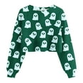 thumbnail image 2 of Neewe Womens Casual Long Sleeve Sweatshirt Crew Neck Cute Pullover Relaxed Fit Tops, 2 of 3