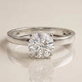 thumbnail image 3 of Rosec Jewels IGI Certified Lab Grown Diamond Solitaire Engagement Ring - 3 Carat - E-VS1 Quality - with Jewelry Box, 18K White Gold, US 7.50, 3 of 7