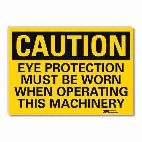 Safety Sign, 7 in W, 5 in H, Reflective Sheeting, Yellow U4-1282-RD_7X5
