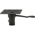 thumbnail image 2 of Attwood Marine 2381501 238 Series Swivl-Eze Plated Steel Left Handle Seat Mount for 2.375 in. dia. Post, 2 of 3