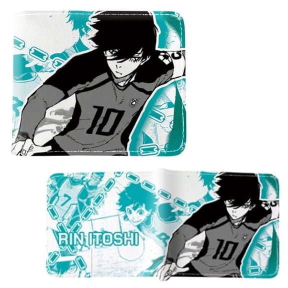Rin Itoshi Style B - Blue Lock 4x5" Bi-Fold Wallet