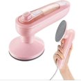 thumbnail image 1 of 1 pieza (rosa) vaporizador de ropa, vaporizadores de mano para ropa, plancha colgante de mano portátil, máquina de planchar portátil de mano, mini vaporizador de ropa, máquina de planchar colgante para viaje en casa oso de fresa Electrónica, 1 of 5