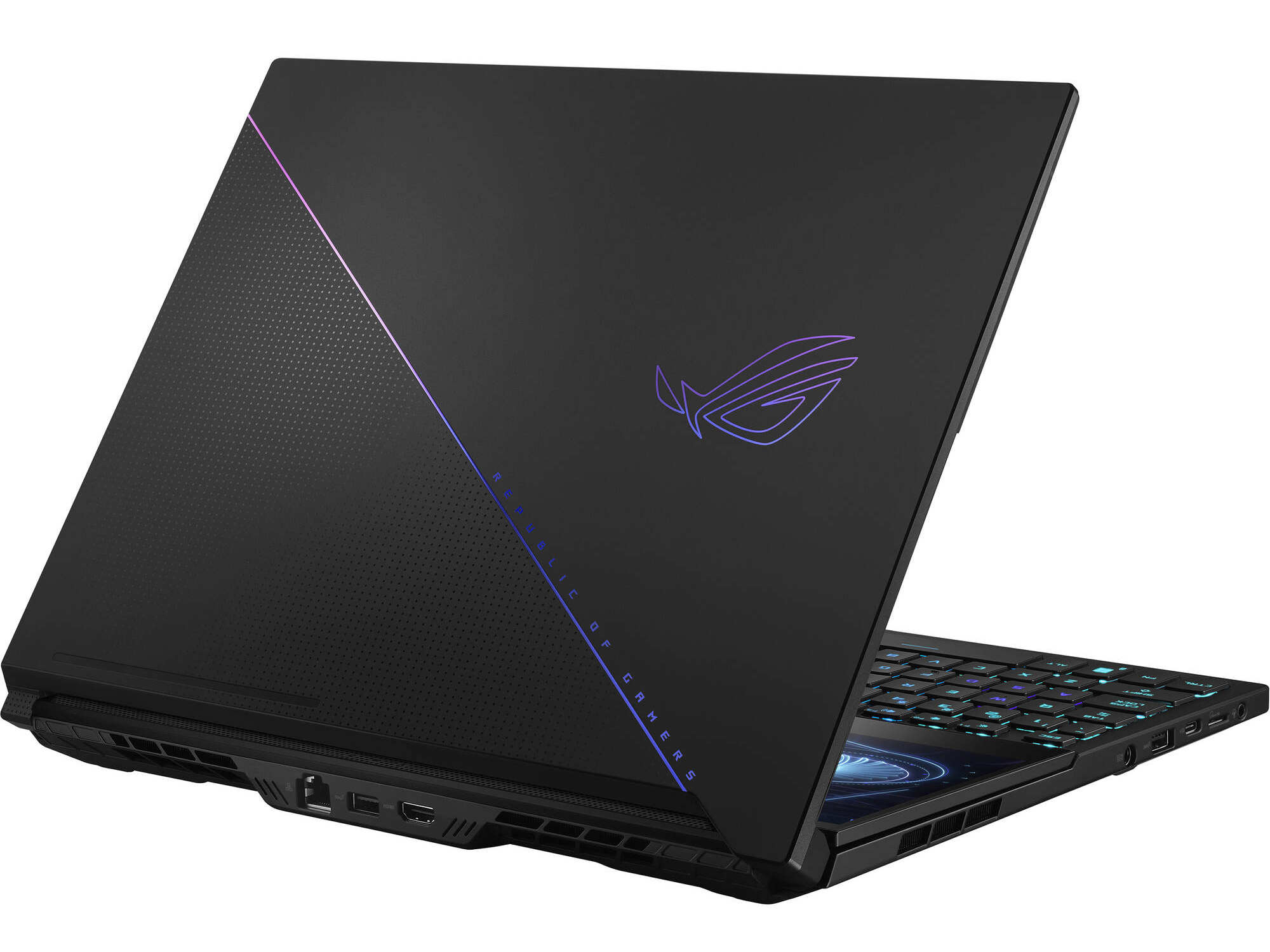 ASUS ROG Zephyrus Duo 16 Gaming Laptop 16.0in 165Hz Touchscreen WUXGA (1920x1200) (AMD Ryzen 7 6800H 8-Core, GeForce RTX 3060, 16GB DDR5 , Win 11 Home) - image 2 of 7