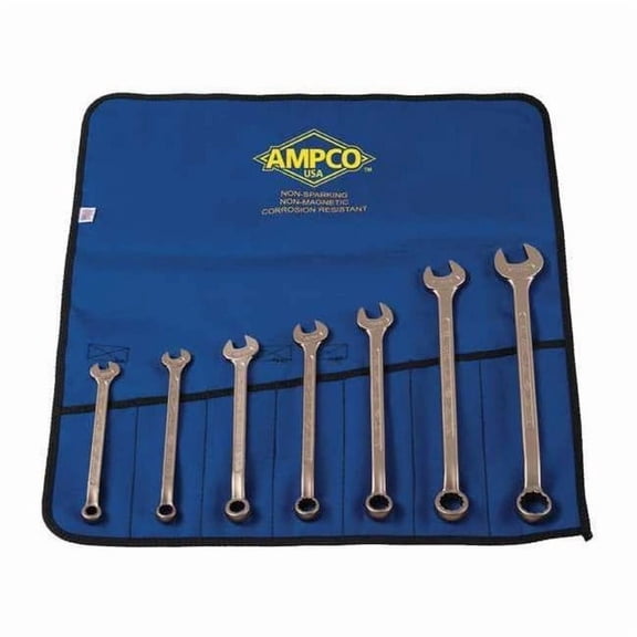Ampco Safety Tools Combo Wrench St,Bronze,Natrl,Stnrd, Ofst M-41M