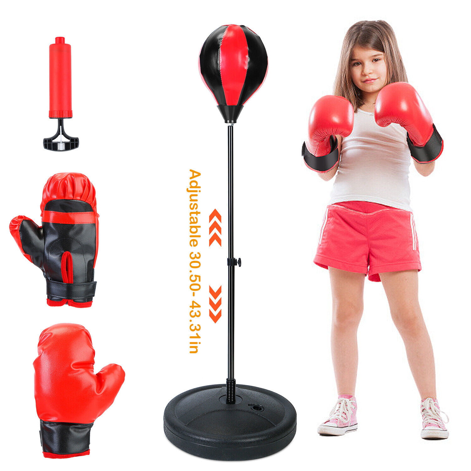 KMUYSL Punching Bag for Kids, Boxing Bag with Gloves, Height Adjustable  Punching Bag for Age 5, 6, 7, 8 9 10+ Years Old Boys Girls, Ideal Chritsmas
