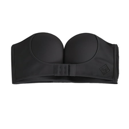 

Alvage Women Padded Bra Gather Strapless