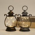 thumbnail image 4 of CSChome Handle Lantern Retro Style LED Hanging Lantern Soft-Powered Night Light Party Decoration, 4 of 7