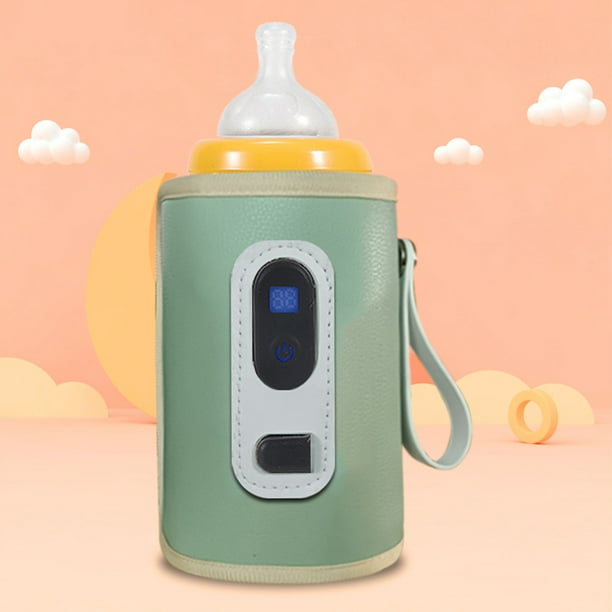 Calentador de Biberones de Leche Portátil para Bebés 5 Velocidades Pantalla Digital USB Guardián de Calor para Leche Agua de Leche Materna ANGGREK Otros