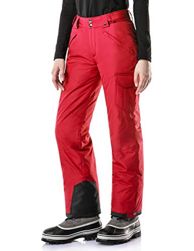 TSLA Womens Winter Snow Pants Waterproof Insulated Ski Pants Ripstop Snowboard Bottoms