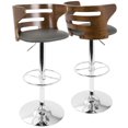 thumbnail image 1 of Tabouret de bar ajustable moderne milieu-du-siècle Cosi, de LumiSource, 1 of 7