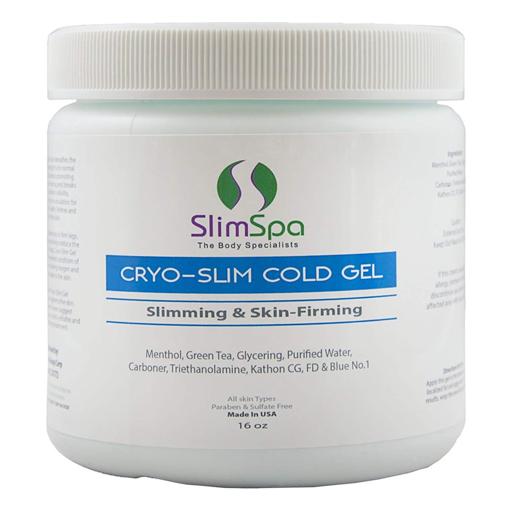 SlimSpa Cryo Slimming Cold Gel 16 Oz Skin Firming Fat Burning