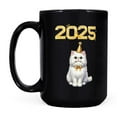 thumbnail image 2 of Happy New Year Persian Welcome 2025 Balloon Firework Party Mug Cat Lover Kitten Owner Gifts Coffee Tea Cup - 01014, 2 of 4
