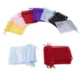 thumbnail image 2 of 4" x 6" Drawstring Organza Mesh Storage Bags, 50-pack, Light Pink, 2 of 5