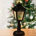 thumbnail image 2 of Lámpara de noche con farol navideño, regalos musicales, adorno para habitación, estatuilla, luz nocturna para mesa, chimenea, estante navideño para , Estilo C, 2 of 7