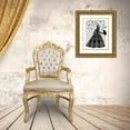 thumbnail image 3 of Fab Funky 26x32 Gold Ornate Wood Framed with Double Matting Museum Art Print Titled - Black Deer, 3 of 4