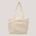 thumbnail image 2 of Nueva bolsa de mano de material de algodón para mujeres, estudiantes universitarias, bolsas de lona, bolso de mano de nailon, 2 of 5