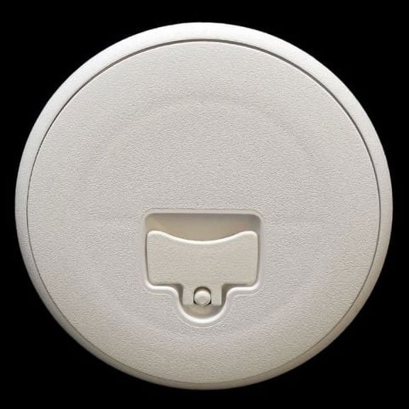 Jim Black Boat Access / Deck Plate 587-6-02 | 6 Inch Amherst White