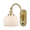 thumbnail image 5 of Innovations Lighting 918-1W-13-8 Bell Sconce Bell 13" Tall Wall Sconce - White, 5 of 5