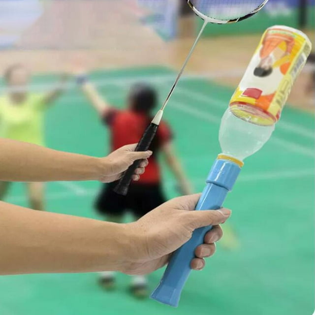Bádminton Power Enhance Grip Raqueta Entrenamiento Portátil Auto práctica Muñeca Fuerza Accesorios de entrenamiento para Principiantes Adultos shamjiam Agarre mejorado de potencia